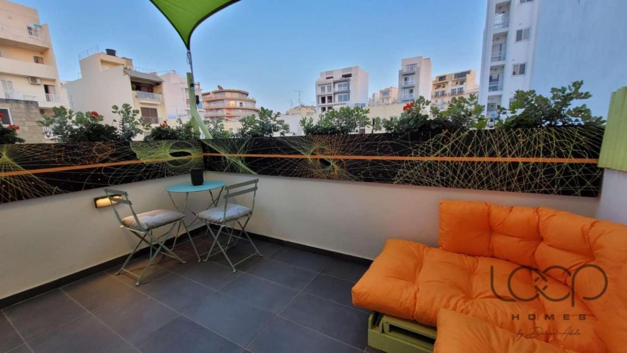 Modern - 50 M From Sea - Free Wi-Fi - Super Cool - Terrace - Fully Air-Conditioned San Pawl il-Baħar Extérieur photo